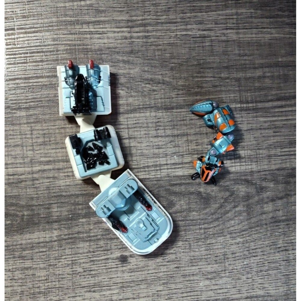 Micro Machines #5 Cave Explorers Cave Snake Ship & Barge Moray Eel Sub 1996
